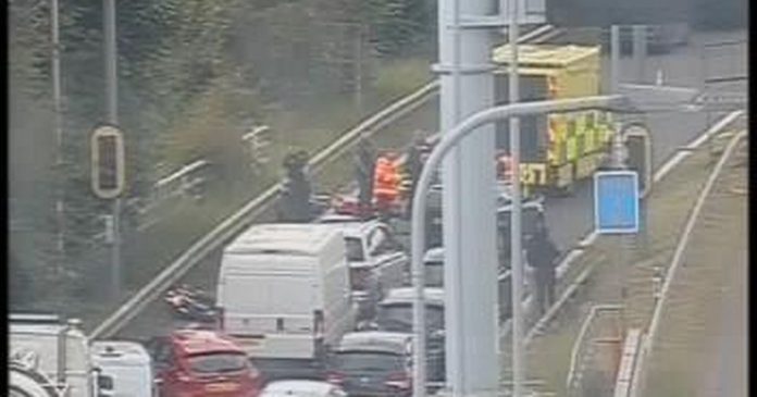 All lanes reopened on M60 following 'serious' crash near Trafford centre
